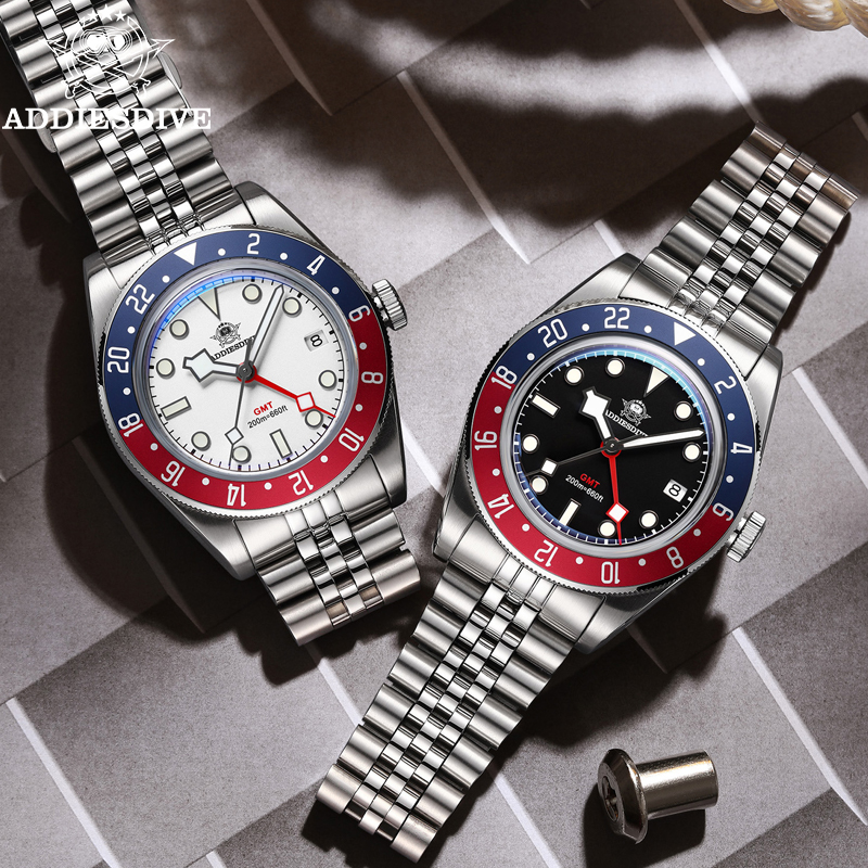 ADDIESDIVE 39mm Men's Quartz W - Anti Blue Light Film のレビューと価格