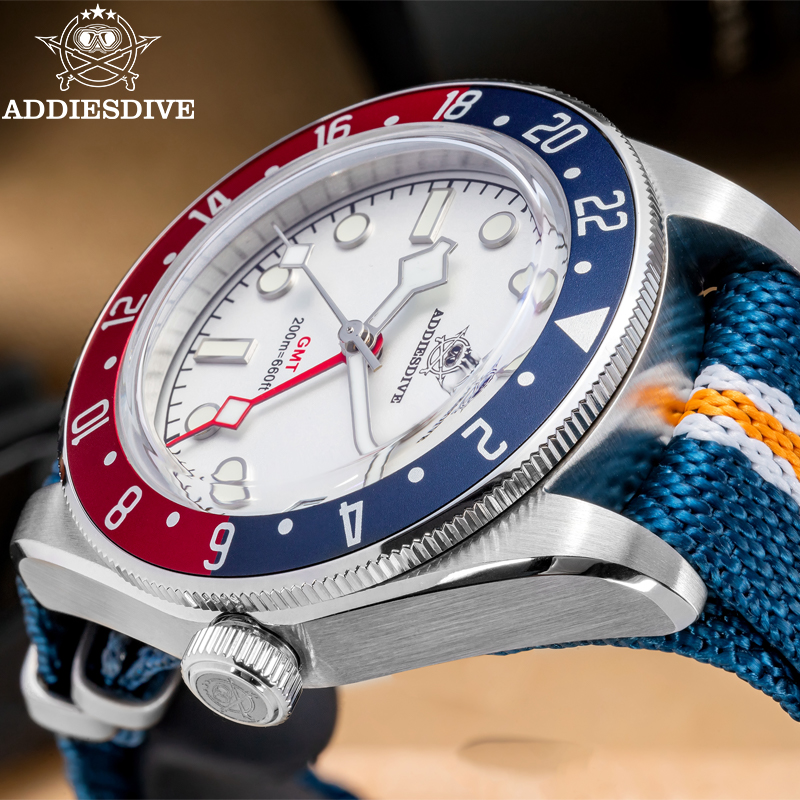 ADDIESDIVE 39mm Men's Quartz W - Anti Blue Light Film のレビューと価格