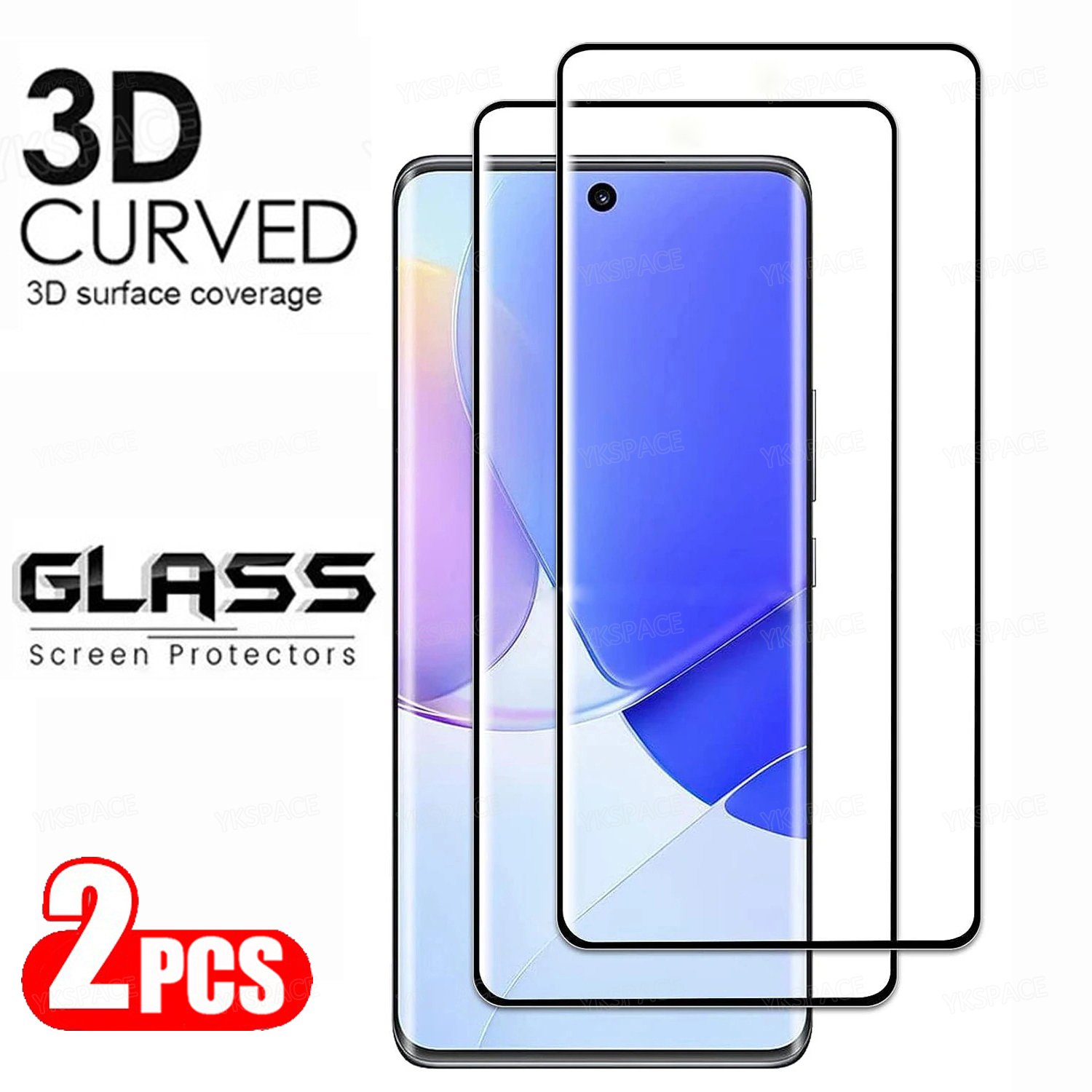 2Pcs 3D Curved Edge 9H HD Clea - Curved Edge Screen のレビューと価格