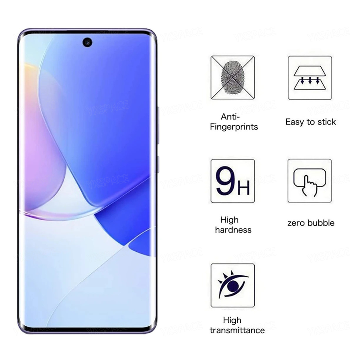 2Pcs 3D Curved Edge 9H HD Clea - Curved Edge Screen のレビューと価格