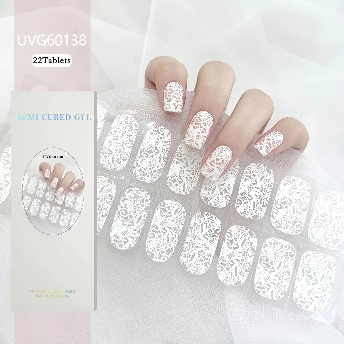 16/18/20Tips Christmas Gel Nai - Full Cover Adhesive のレビューと価格