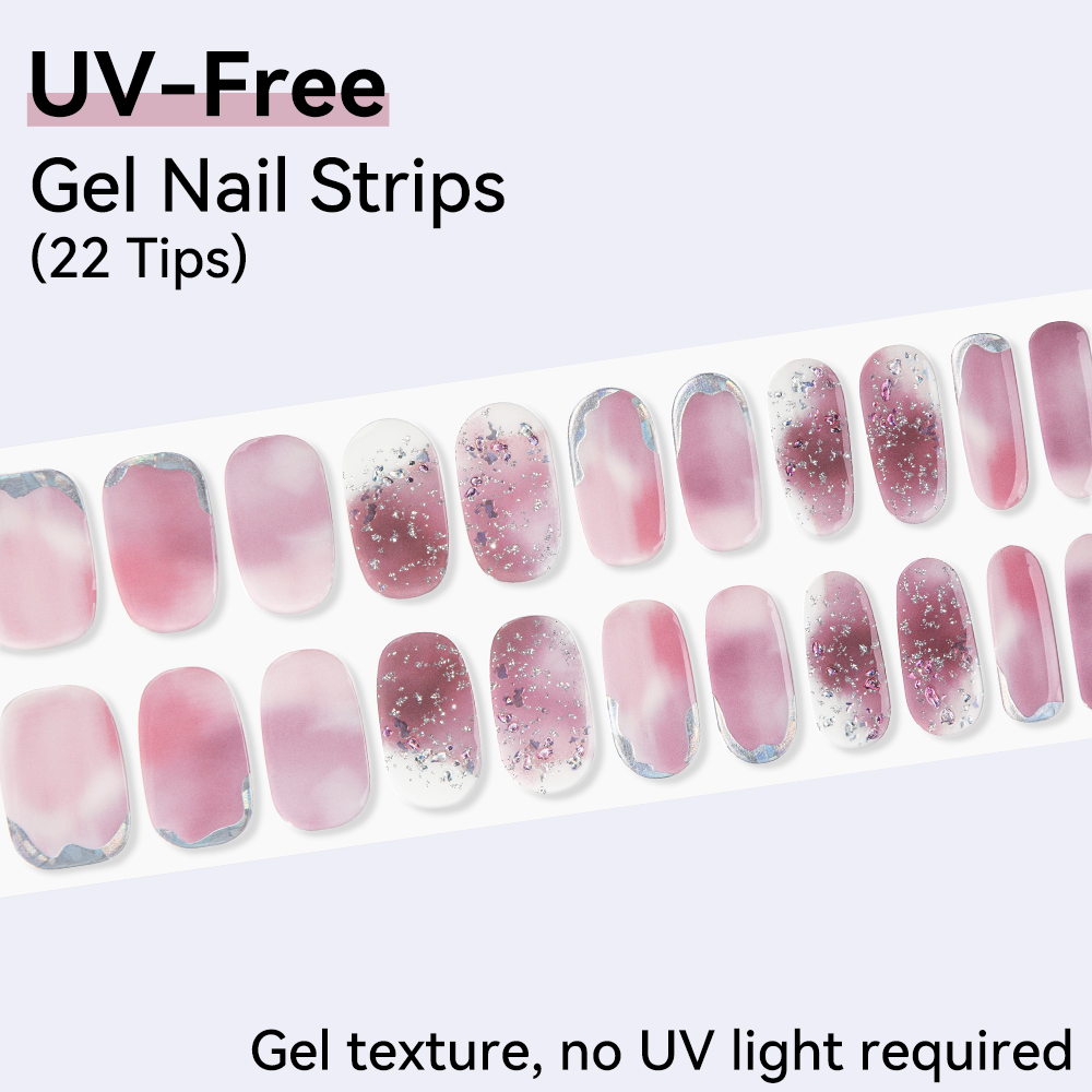 UV-Free Strips DIY Nails Stick - Full Cover Adhesive のレビューと価格