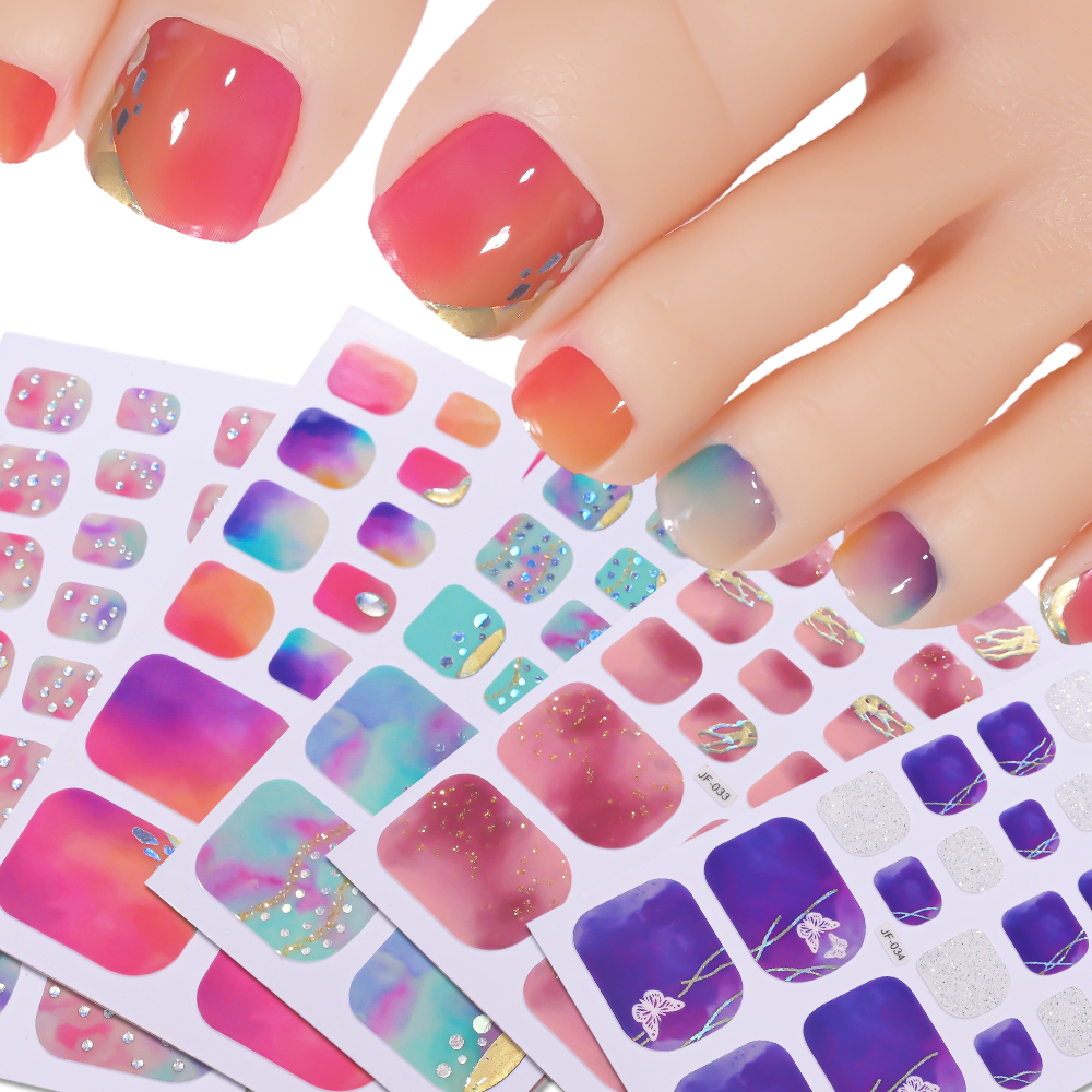 22Tips/Sheet DIY Glitter Toe N - Full Cover Adhesive のレビューと価格