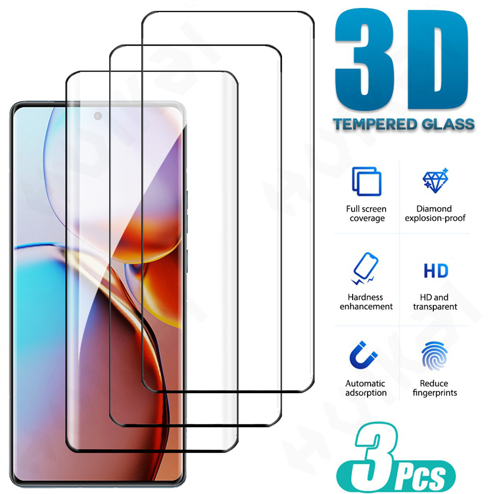 1-3 Pcs Tempered Glass For Mot - Curved Edge Screen のレビューと価格
