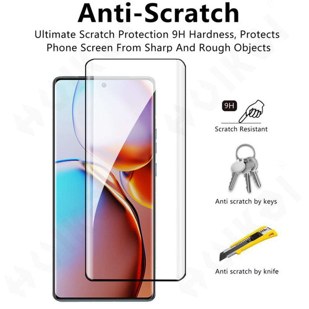 1-3 Pcs Tempered Glass For Mot - Curved Edge Screen のレビューと価格