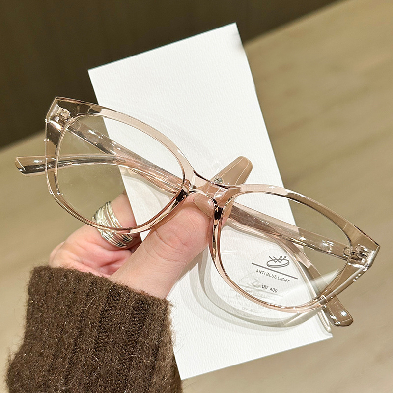 New Hot Girl Tr90 Cat Eye Myop - Anti Blue Light Film のレビューと価格