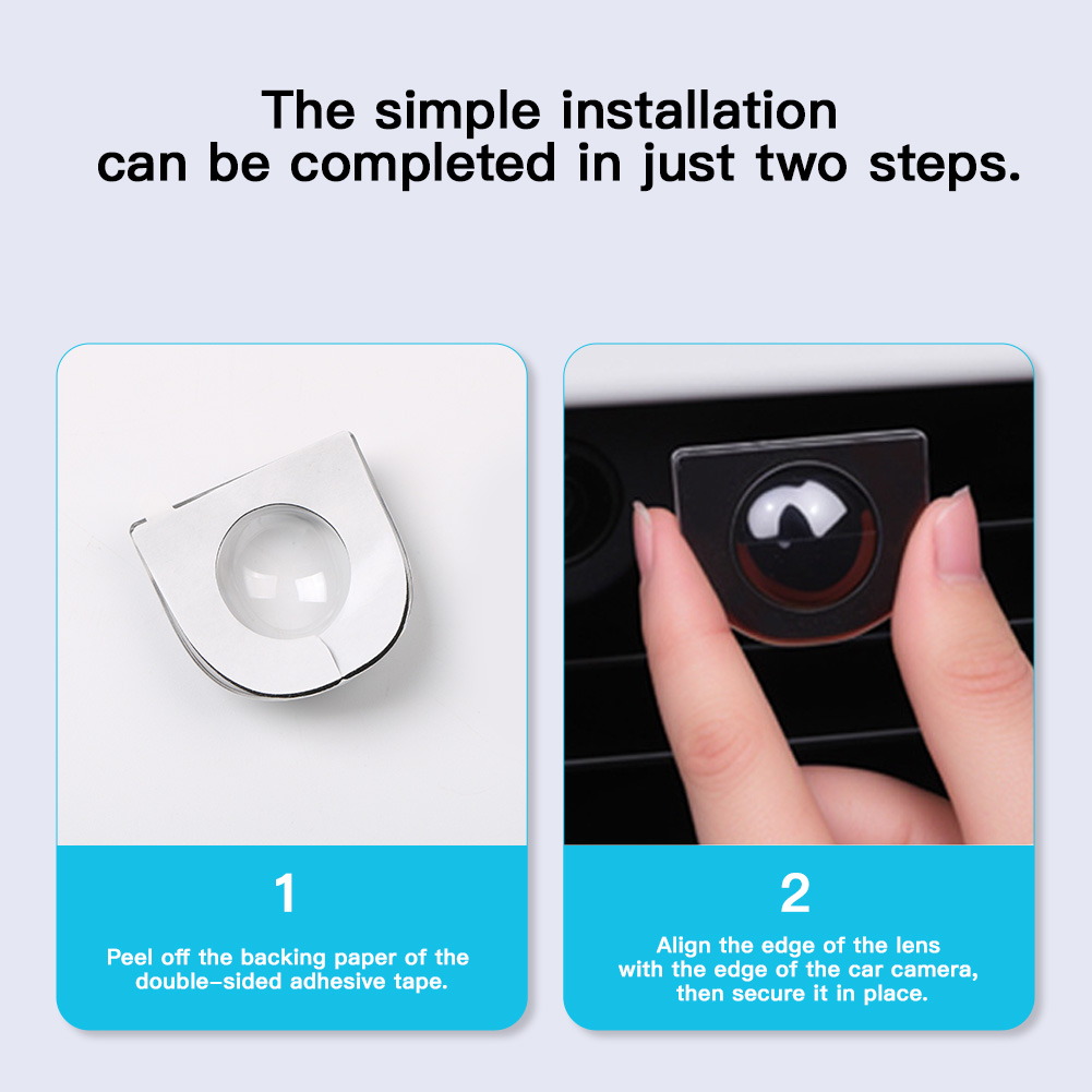 2PCS Car Front Rear Camera Len - Camera Lens Protector のレビューと価格