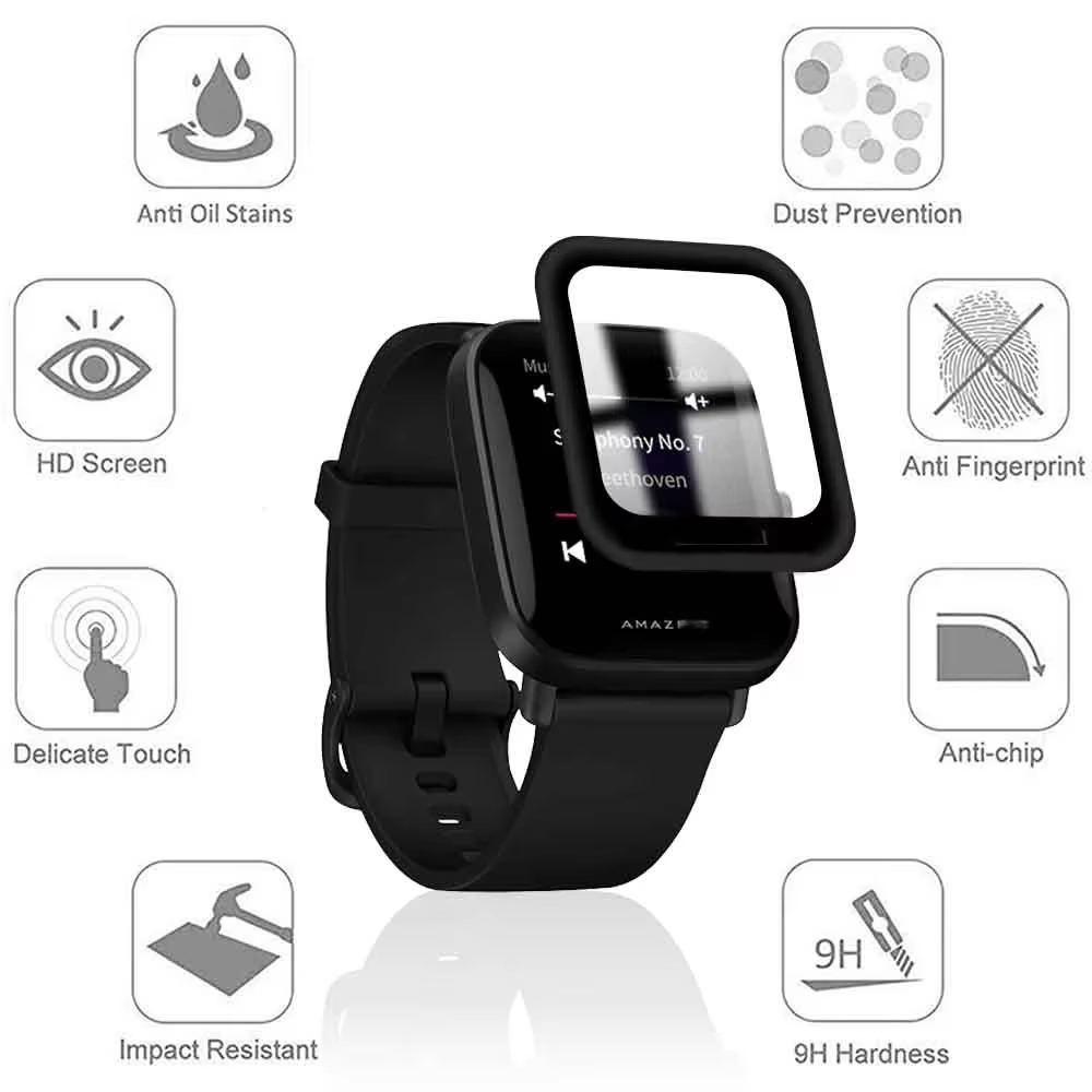 1-6 PCS Screen Protector Film  - Curved Edge Screen のレビューと価格