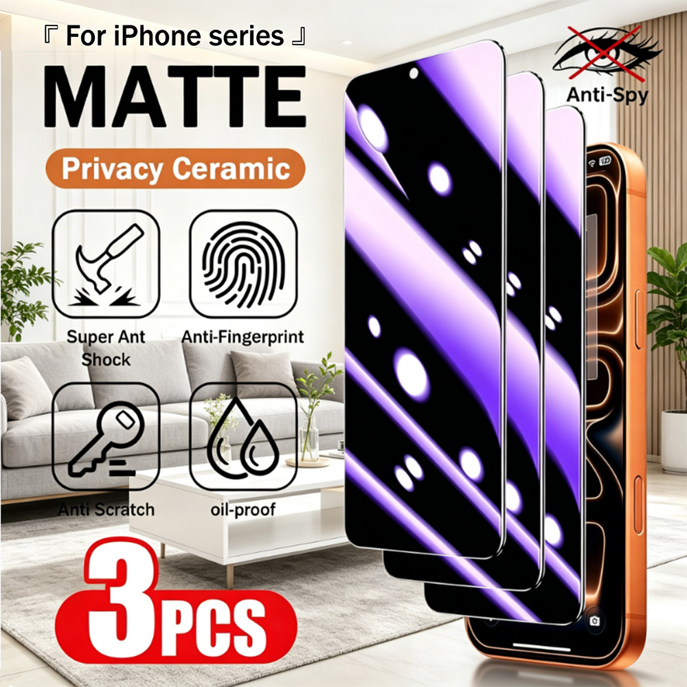 NNBILI 3pcs Full Coverage Matt - Matte Anti Glare Screen のレビューと価格