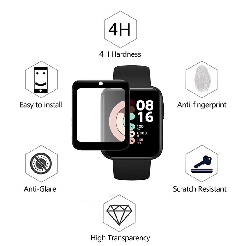 2 Pcs Tempered Glass for Redmi - Smartwatch Screen Film のレビューと価格