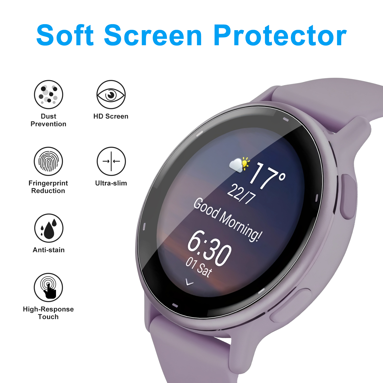 Soft Clear Protective Film For - Hydrogel Screen Protector のレビューと価格