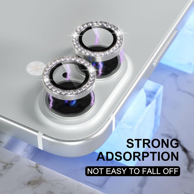 Glitter Camera Lens Protector  - Tempered Glass Screen 9H のレビューと価格