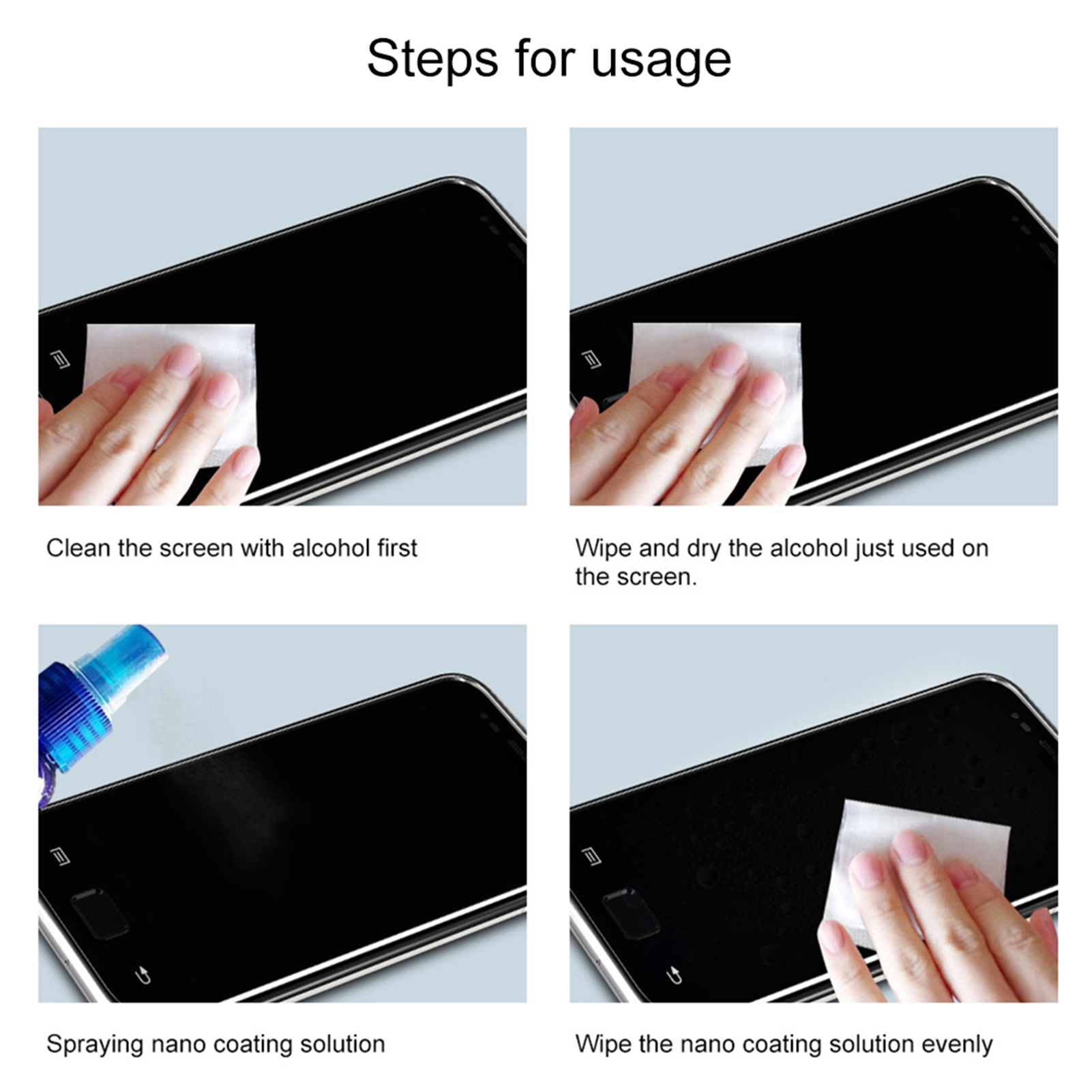 Nano  Screen Protector Fade Fi - Oleophobic Coating Spray のレビューと価格
