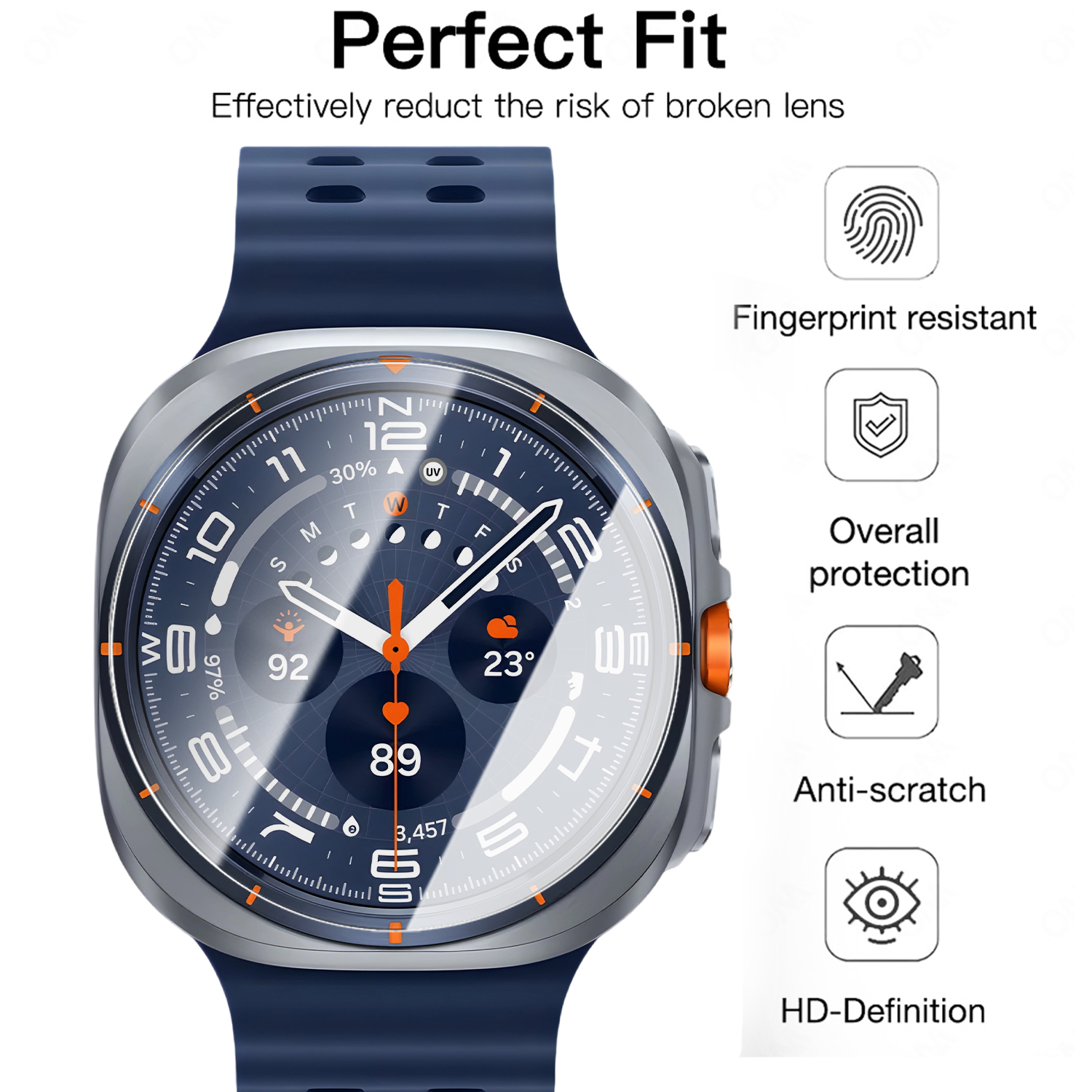 For Samsung Galaxy Watch Ultra - Glass Protector Auto のレビューと価格