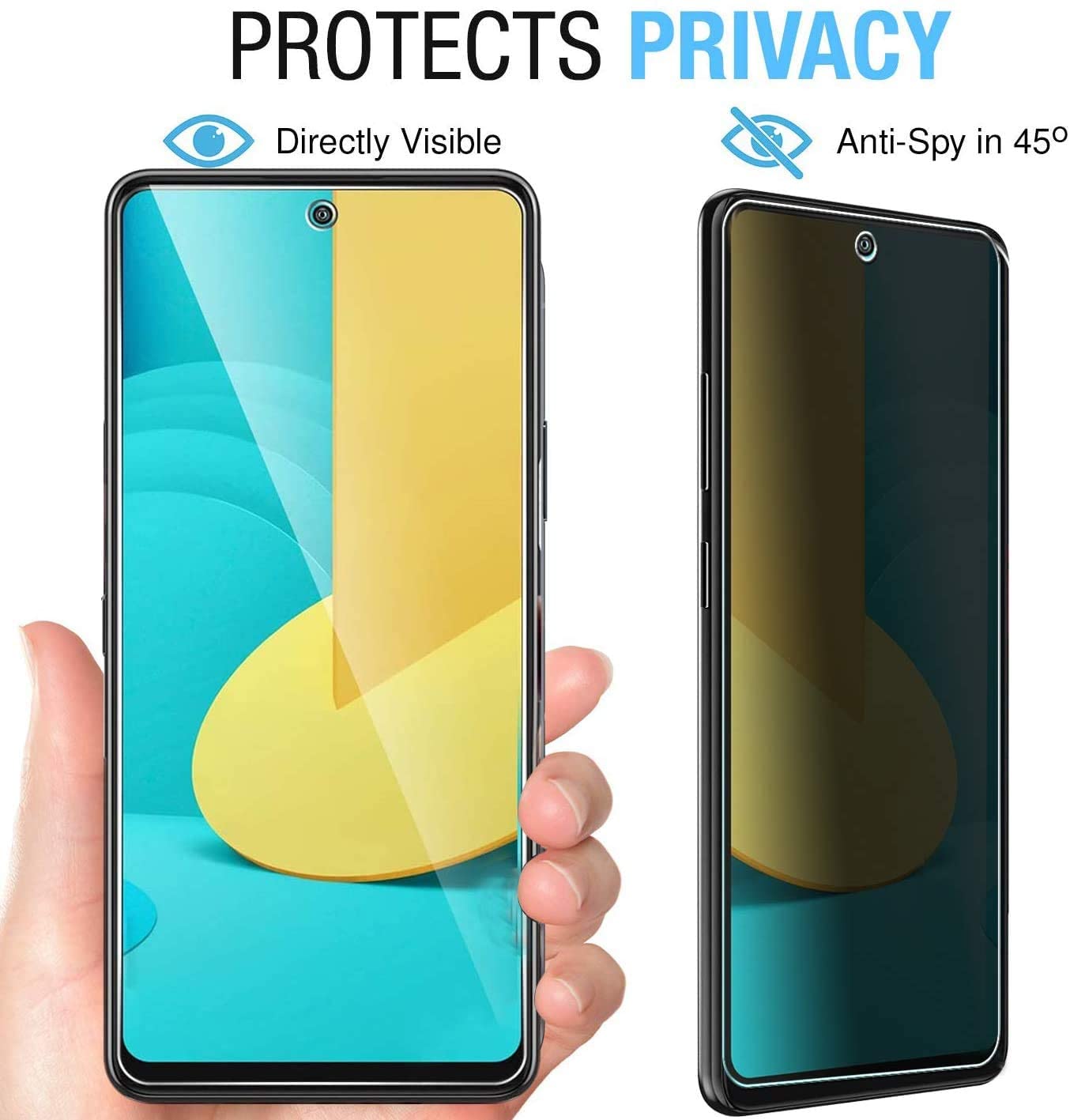2 PACK Privacy Filter Tempered - Privacy Filter 2Pack のレビューと価格
