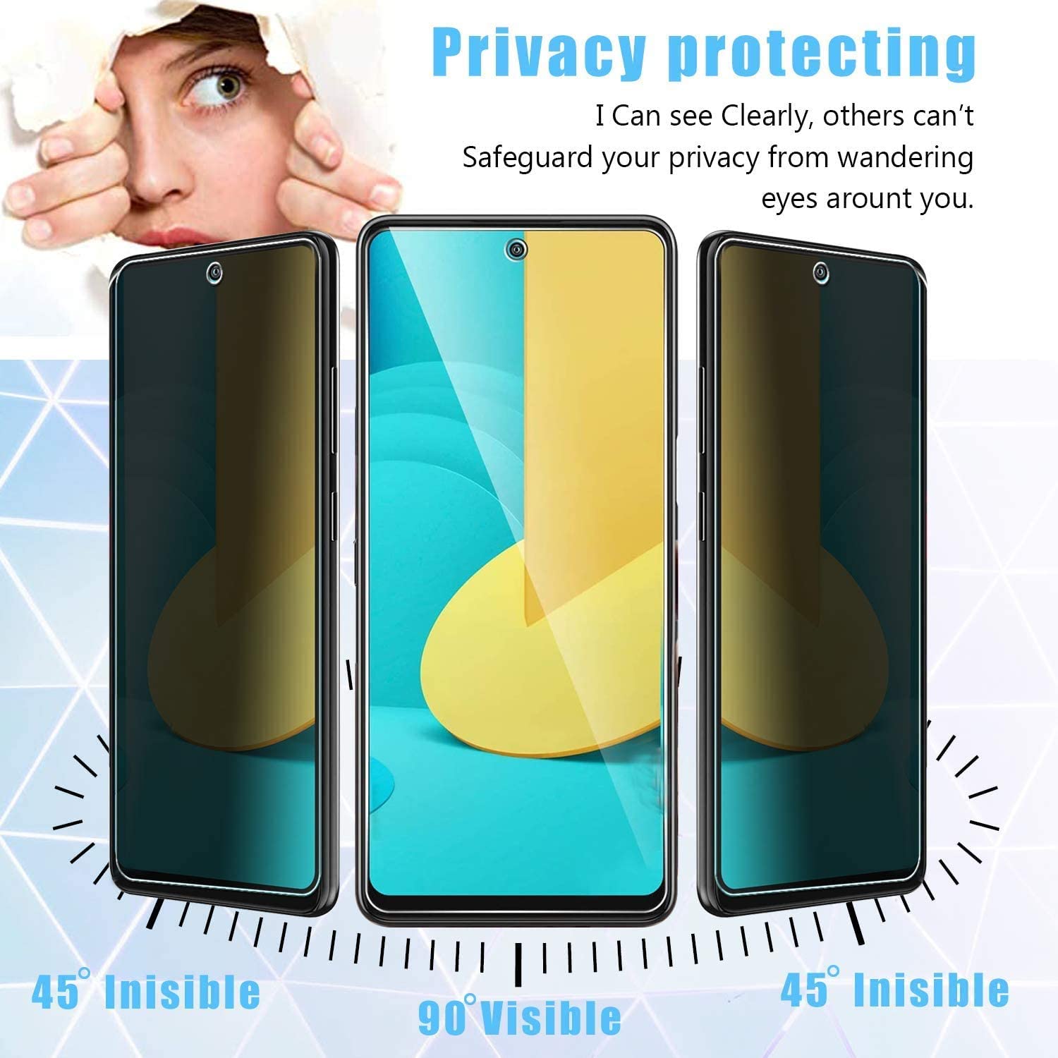 2 PACK Privacy Filter Tempered - Privacy Filter 2Pack のレビューと価格