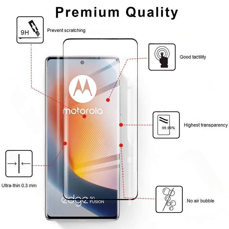 MotorolaEdge50Fusion 5G Case 4 - Curved Edge Screen のレビューと価格
