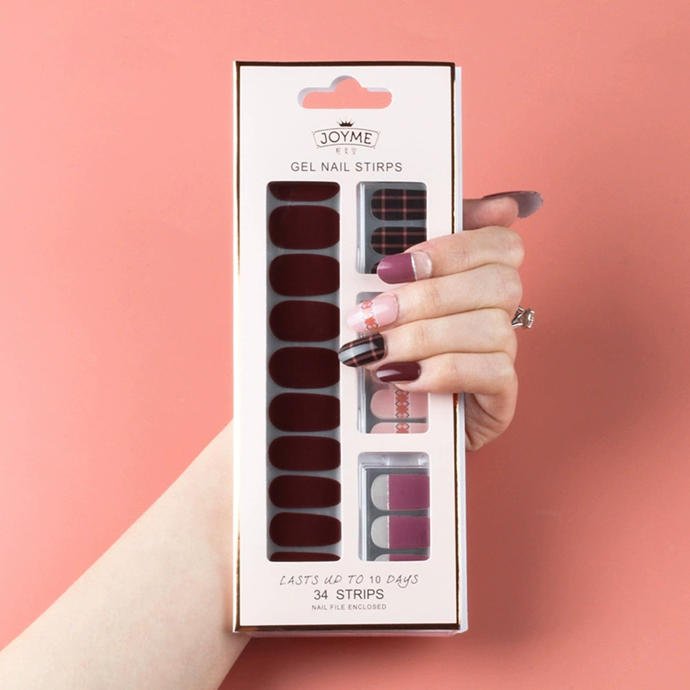 30/34tips UV-Free DIY Gel Nail - Full Cover Adhesive のレビューと価格