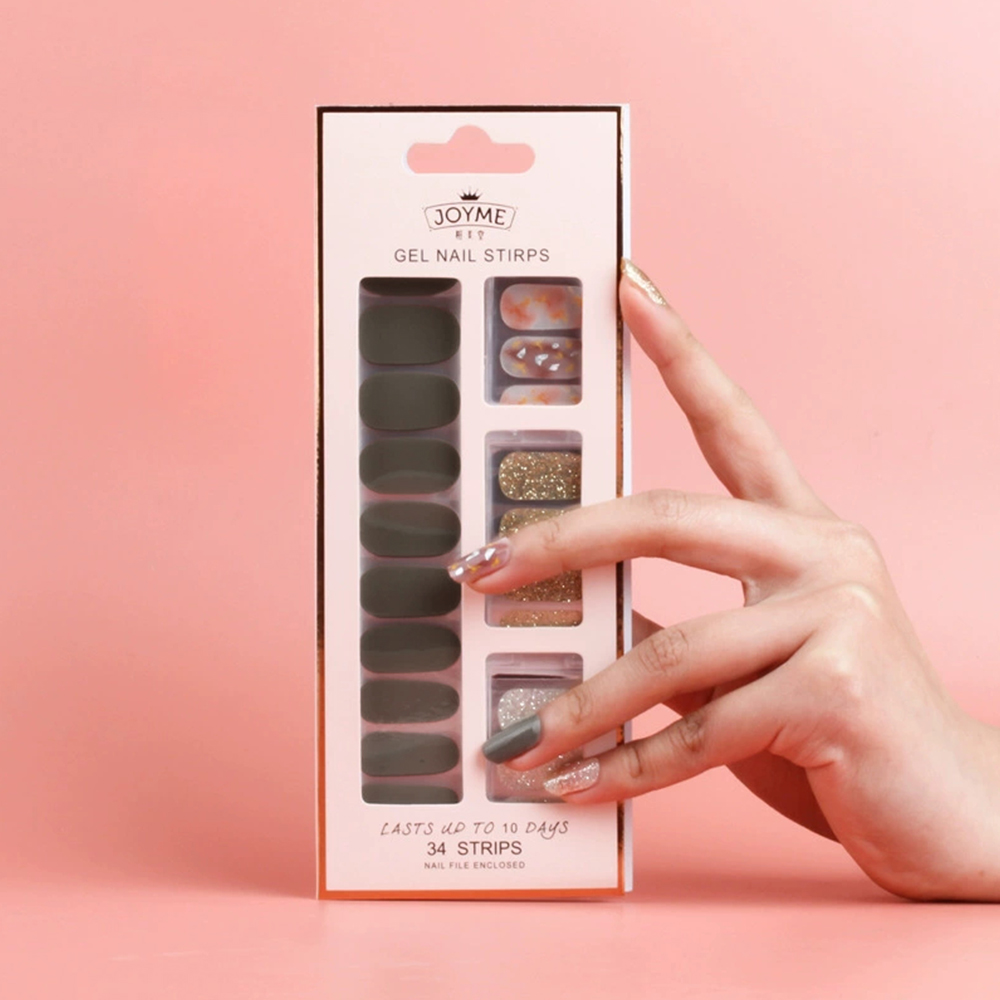 30/34tips UV-Free DIY Gel Nail - Full Cover Adhesive のレビューと価格