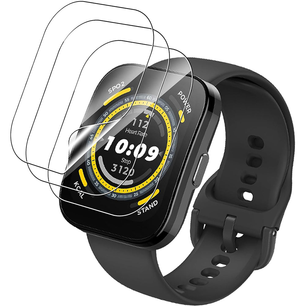 3PCS Clear HD Film Screen Prot - Smartwatch Screen Film のレビューと価格