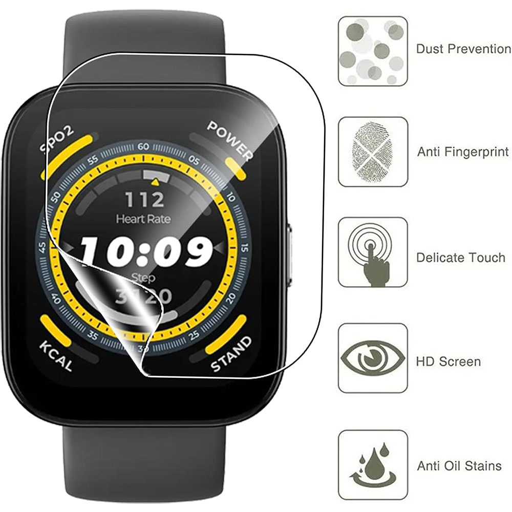 3PCS Clear HD Film Screen Prot - Smartwatch Screen Film のレビューと価格
