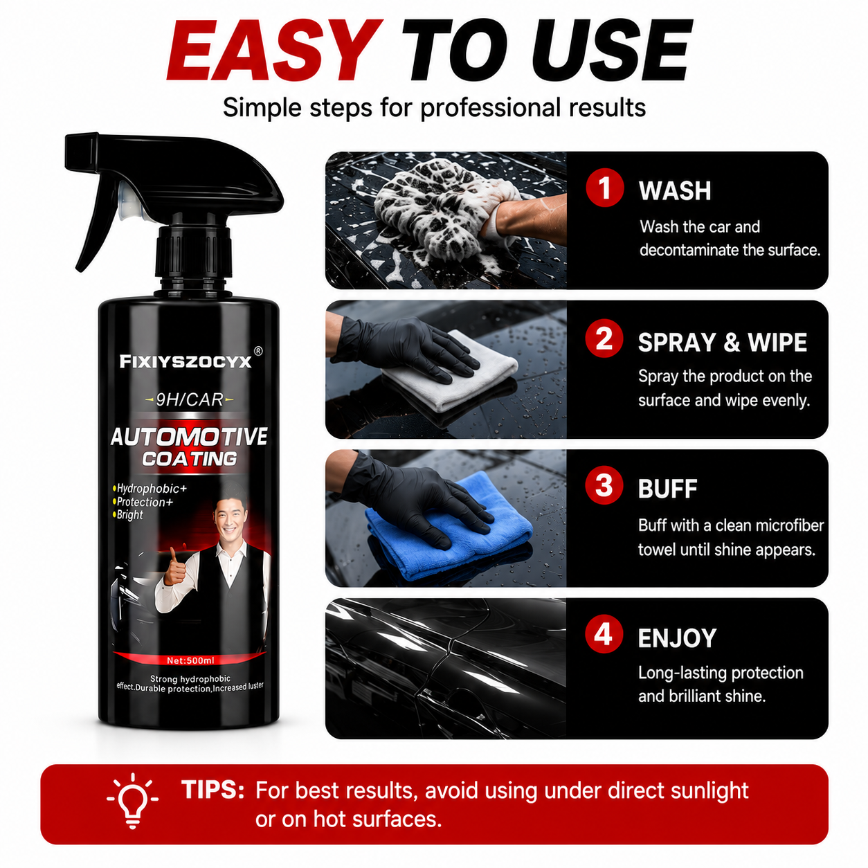 Ceramics for Cars Coating 500M - Nano Liquid Coating のレビューと価格