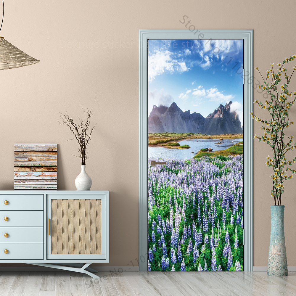 Natural Scenery Beach Waterfal - Full Cover Adhesive のレビューと価格
