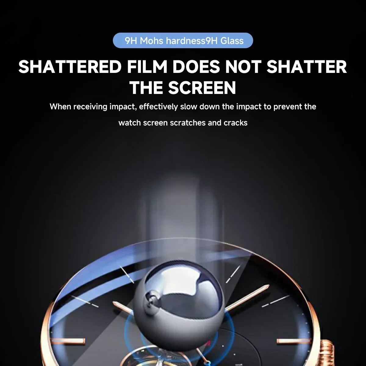 26-46mm Universal Tempered Gla - Smartwatch Screen Film のレビューと価格
