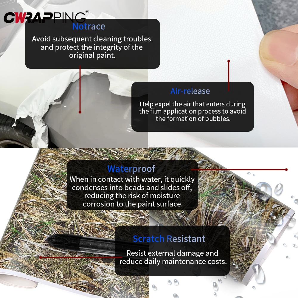 Leaf Camouflage Stickers for C - Full Cover Adhesive のレビューと価格