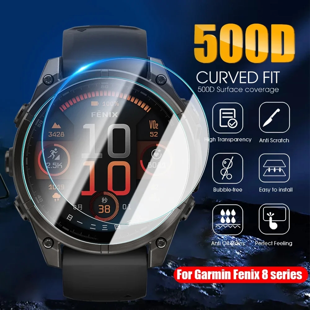 1/5pcs 9H HD Tempered Glass fo - Smartwatch Screen Film のレビューと価格