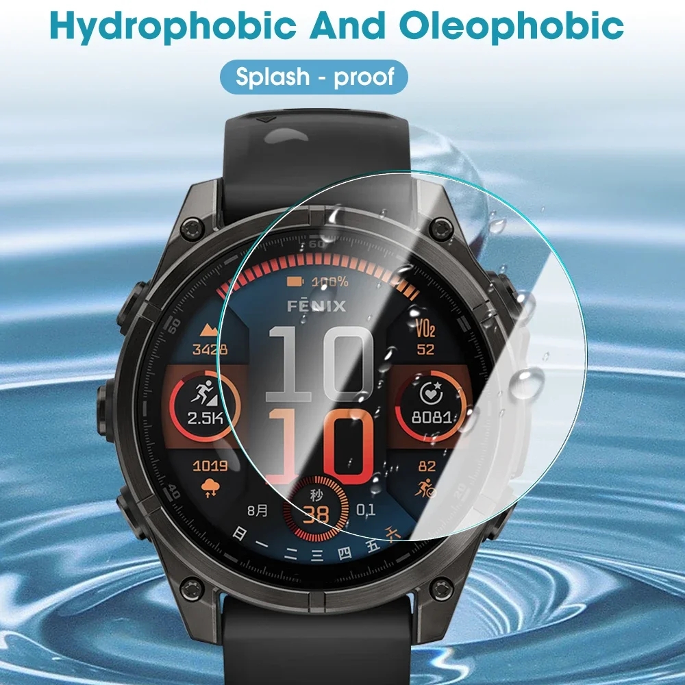1/5pcs 9H HD Tempered Glass fo - Smartwatch Screen Film のレビューと価格