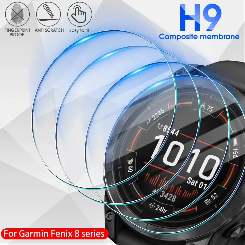 1/5pcs 9H HD Tempered Glass fo - Smartwatch Screen Film のレビューと価格