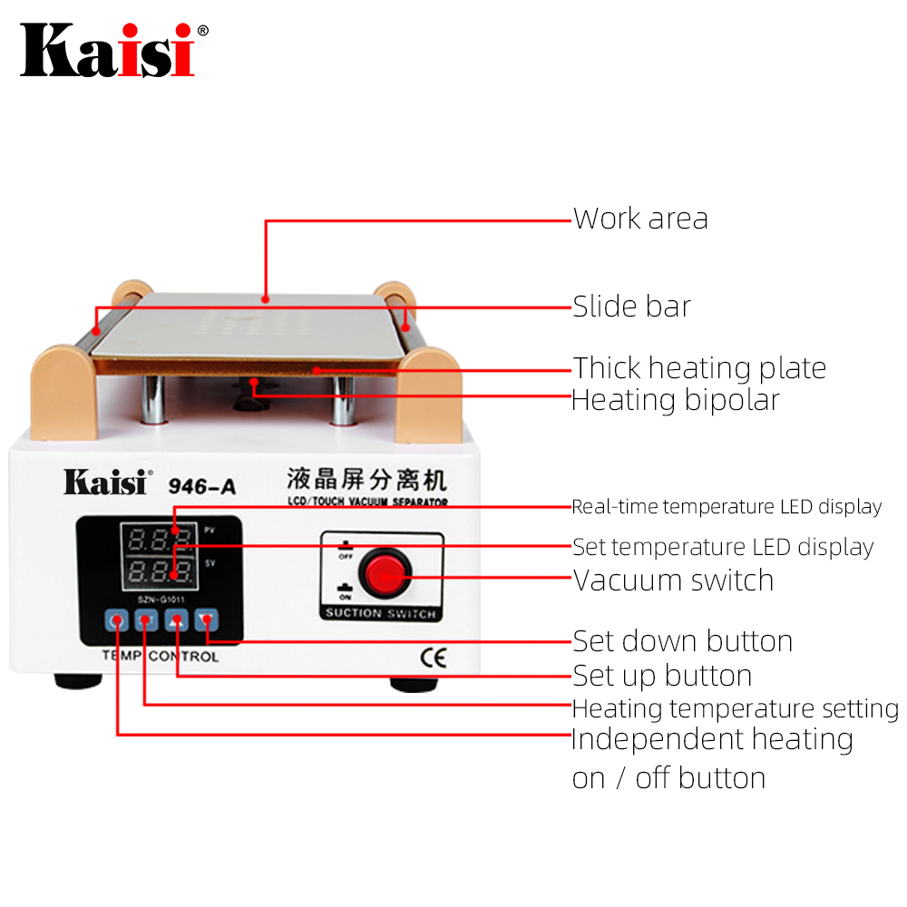 Kaisi 946A LCD Screen Touch Sc - Screen Alignment Tool のレビューと価格
