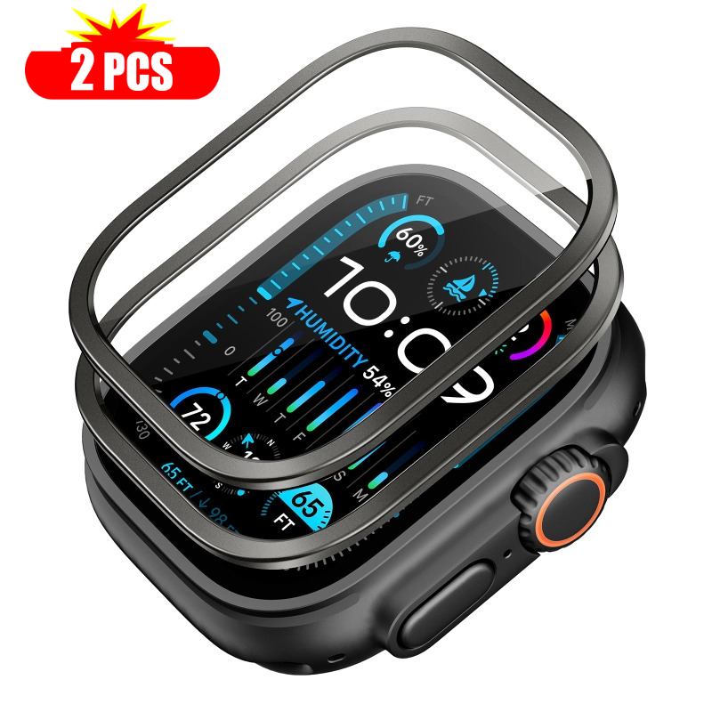 2pcs Tempered Glass for Apple  - Smartwatch Screen Film のレビューと価格