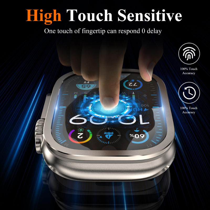 2pcs Tempered Glass for Apple  - Smartwatch Screen Film のレビューと価格