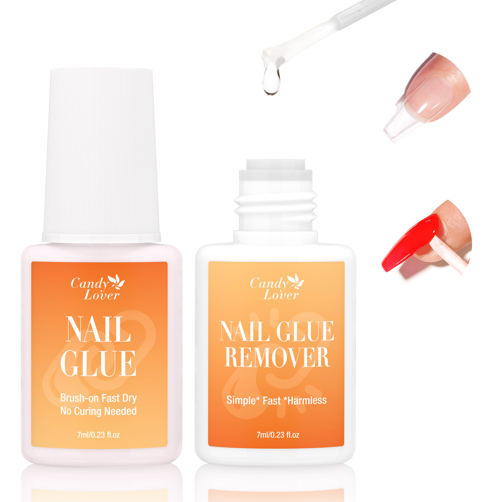 Super Strong Nail Glue Remover - Liquid Uv Glue Kit のレビューと価格