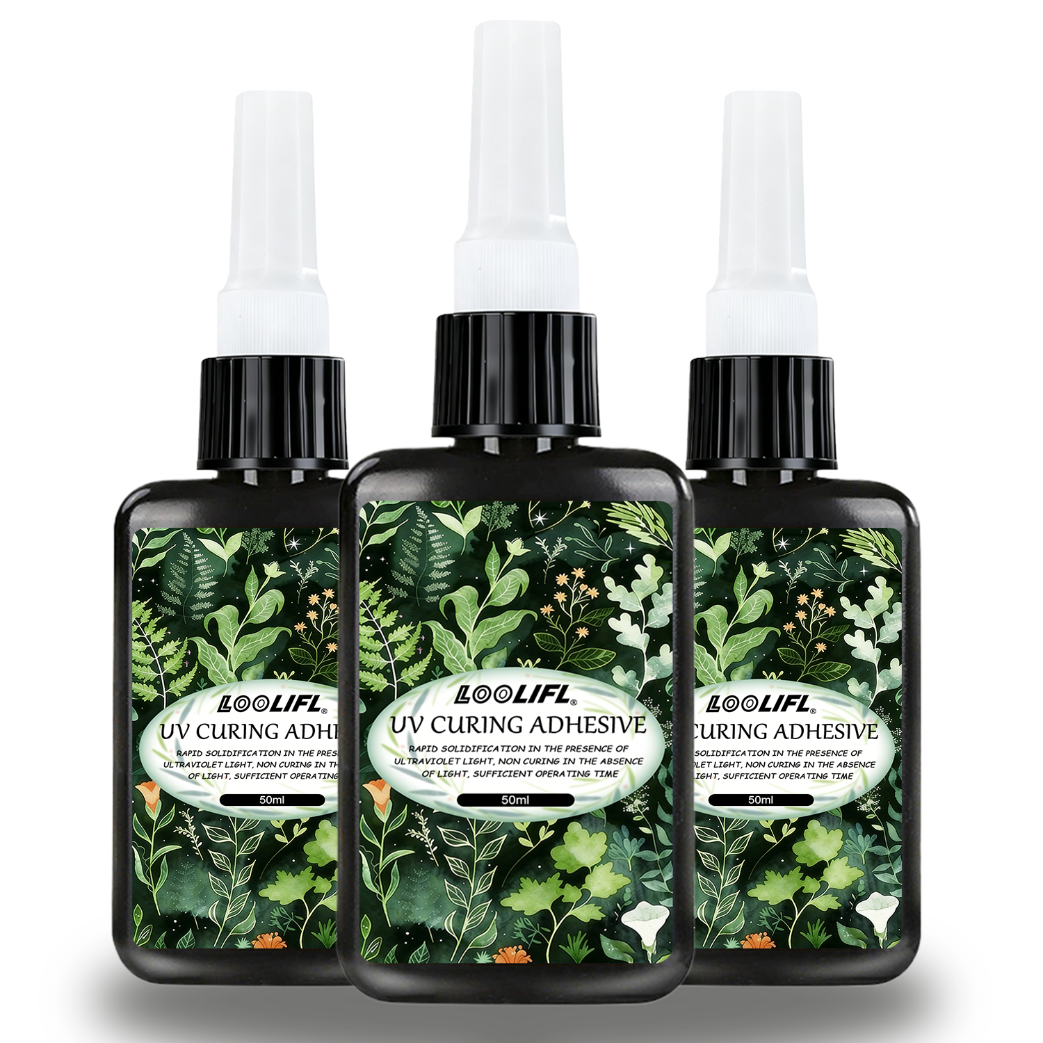 LOOLIFL UV Glue Kit 3 Bottles  - Liquid Uv Glue Kit のレビューと価格